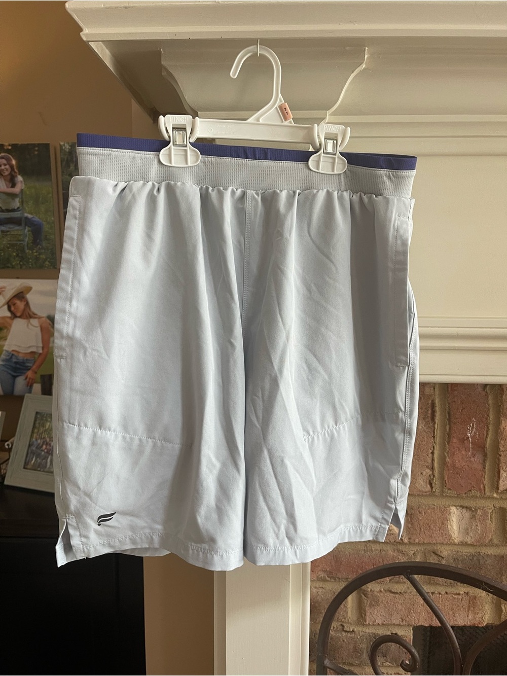 Fabletics Light Blue Athletic Men’s Shorts
